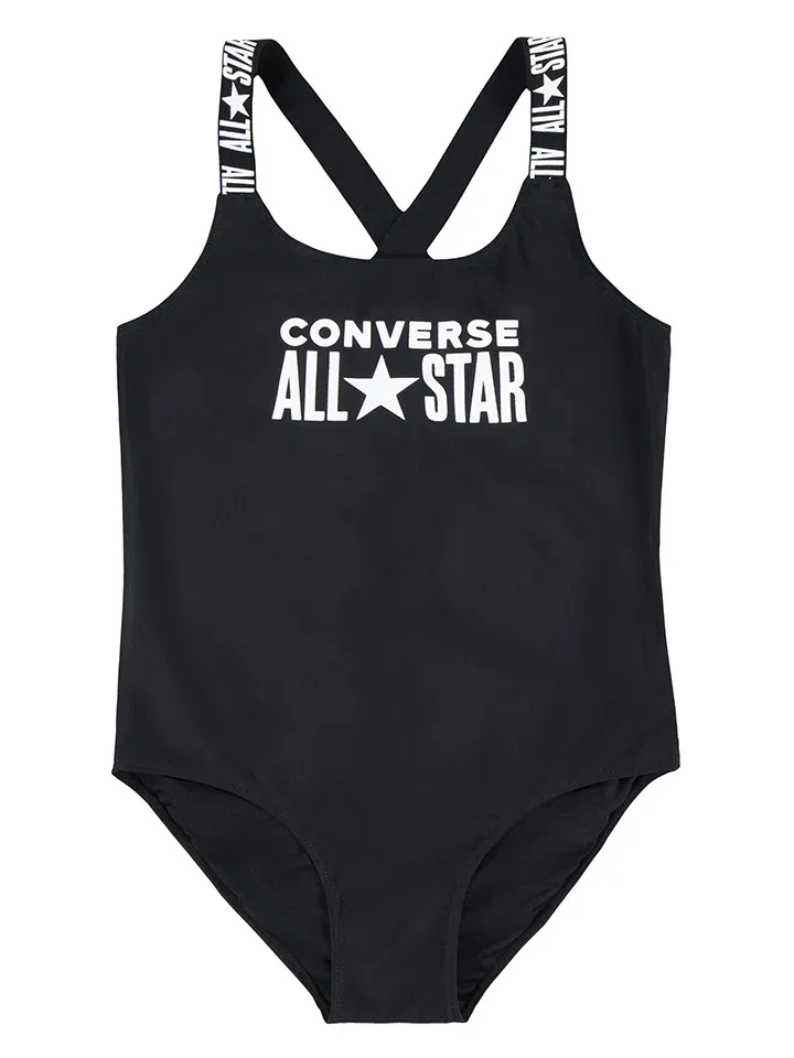 Купальник слитный, черный Converse