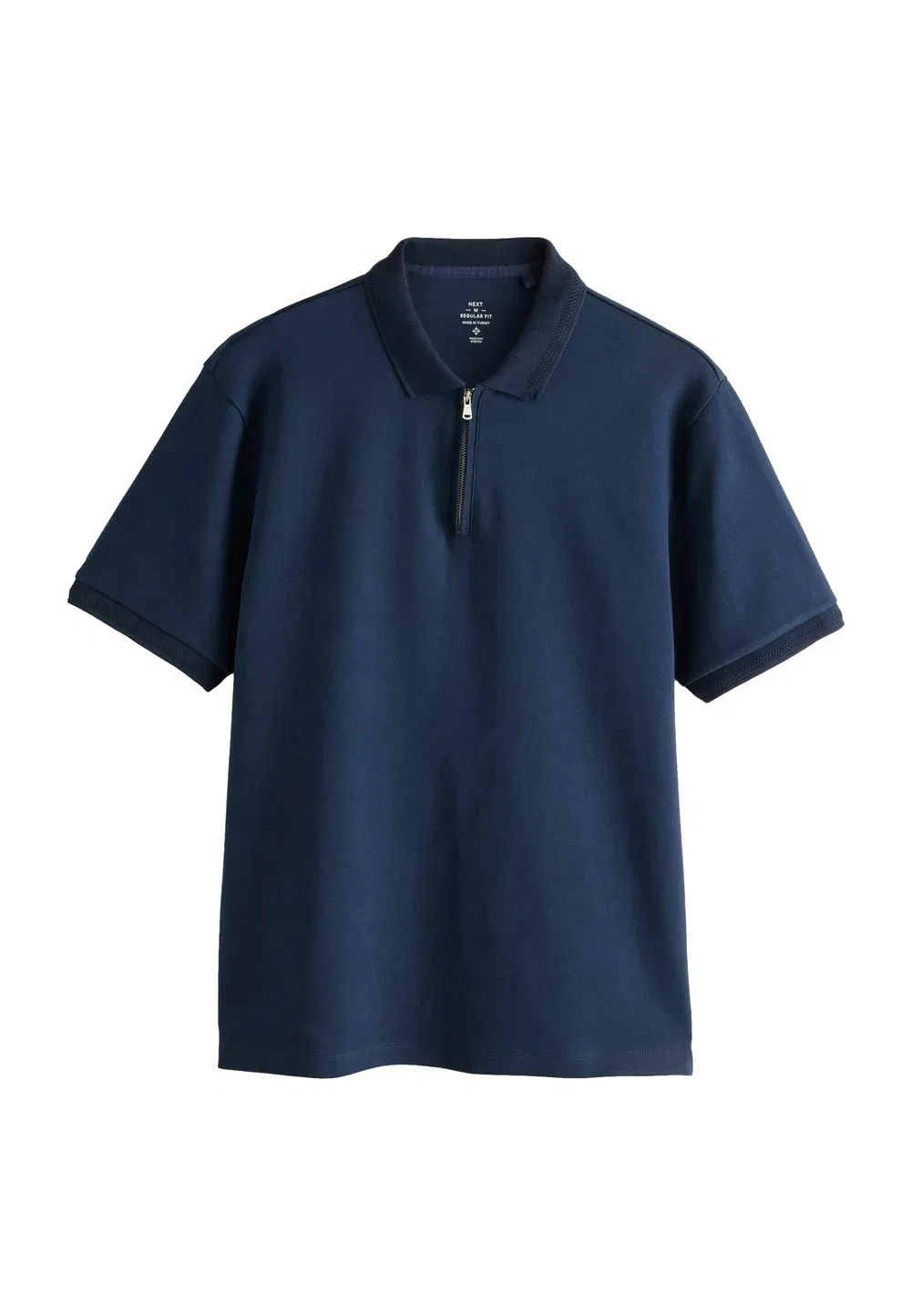 Рубашка-Поло Motionflex Soft стандартного кроя Next, Navy Blue