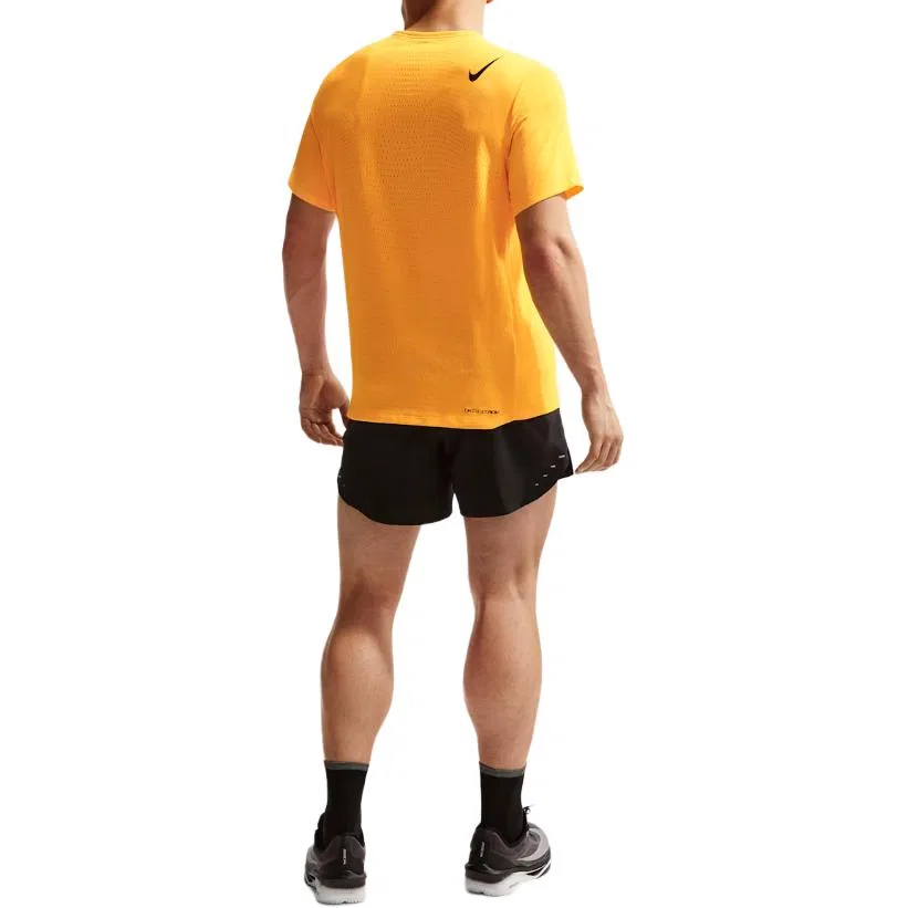 Мужская футболка с коротким рукавом Nike AeroSwift Dri-FIT Adv, Laser Orange — фото 4