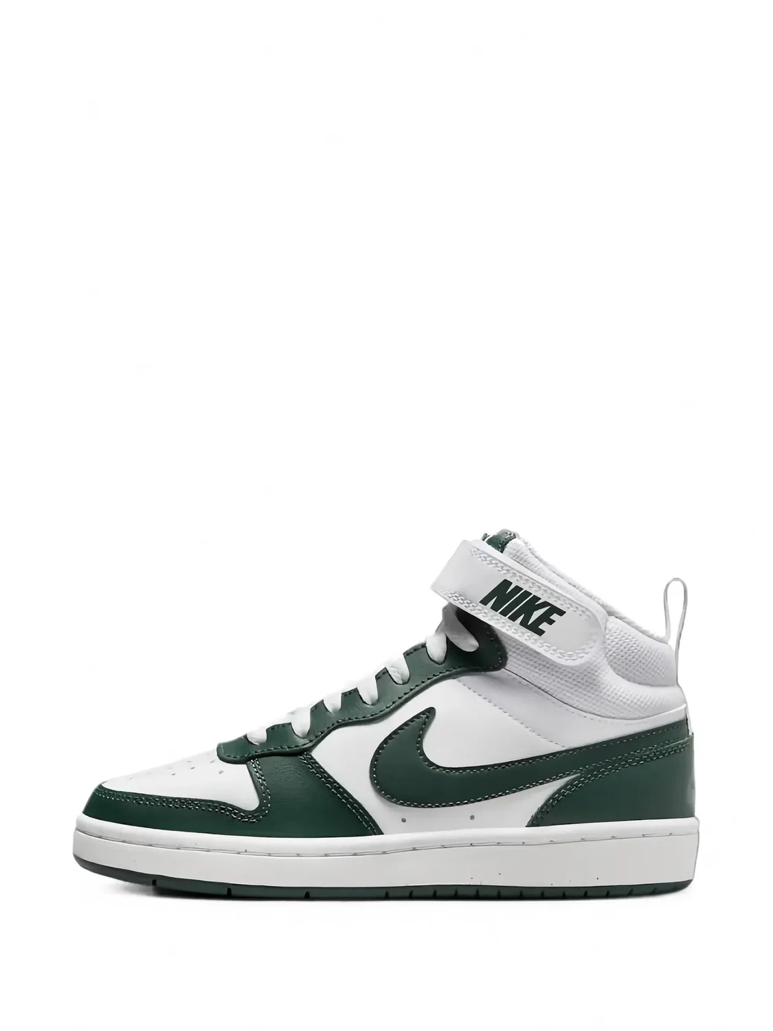 Кроссовки Court Borough Mid 2 белые Nike, белый
