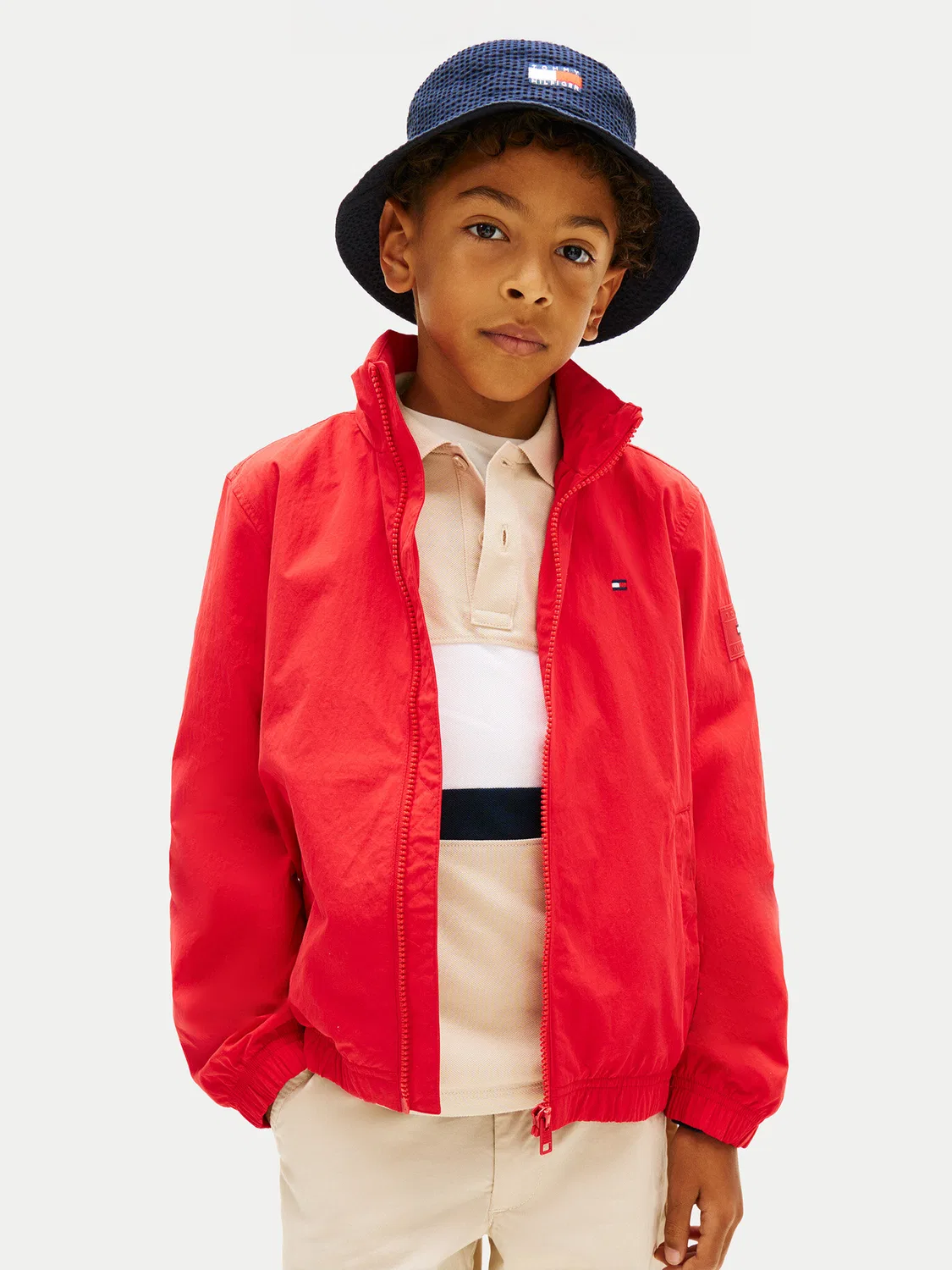 Демисезонная куртка стандартного кроя для мальчика Essential Tommy Hilfiger, красный