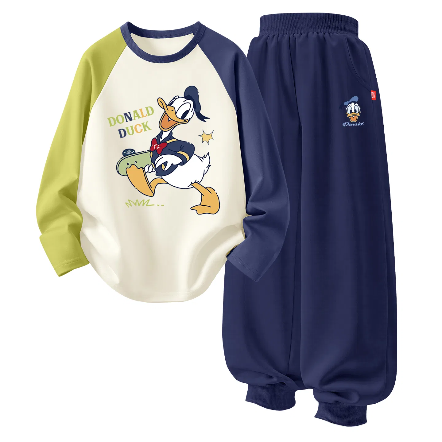 Детский спортивный комплект с принтом DiCool Duck Green Blue+DiCorrect Face Duck K Navy Blue Disney, DiCool Duck Green Blue+DiCorrect Face Duck K Navy Blue