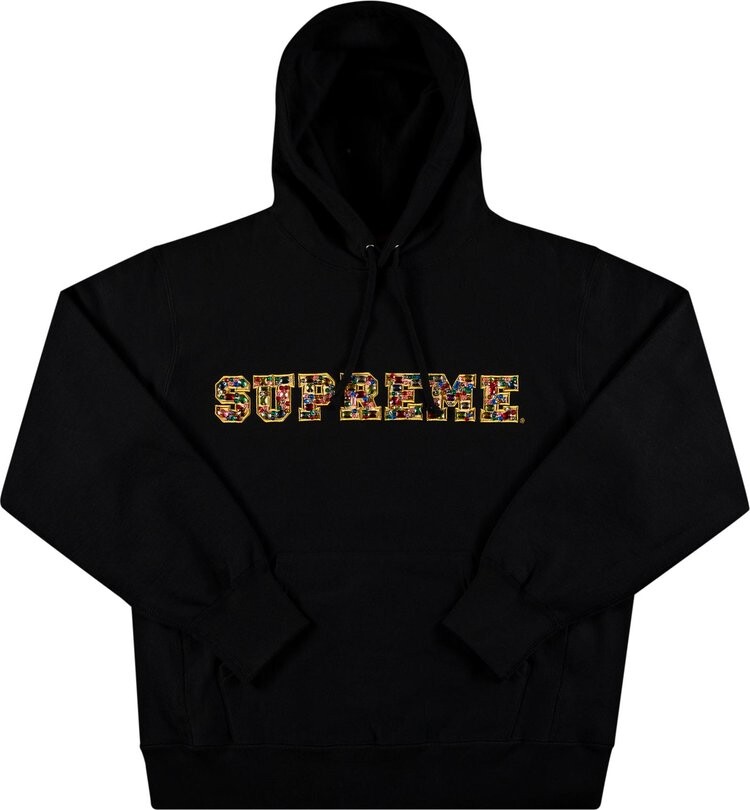 

Толстовка Supreme Jewels Hooded Sweatshirt 'Black', черный