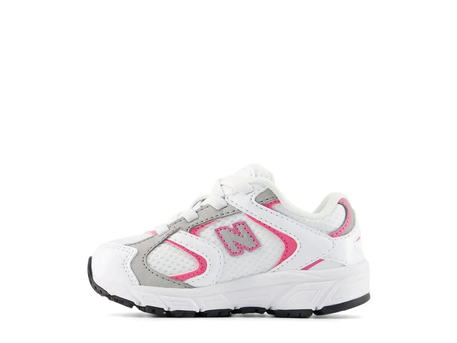 Кроссовки детские 408, New Balance, белый/розовый — фото 2
