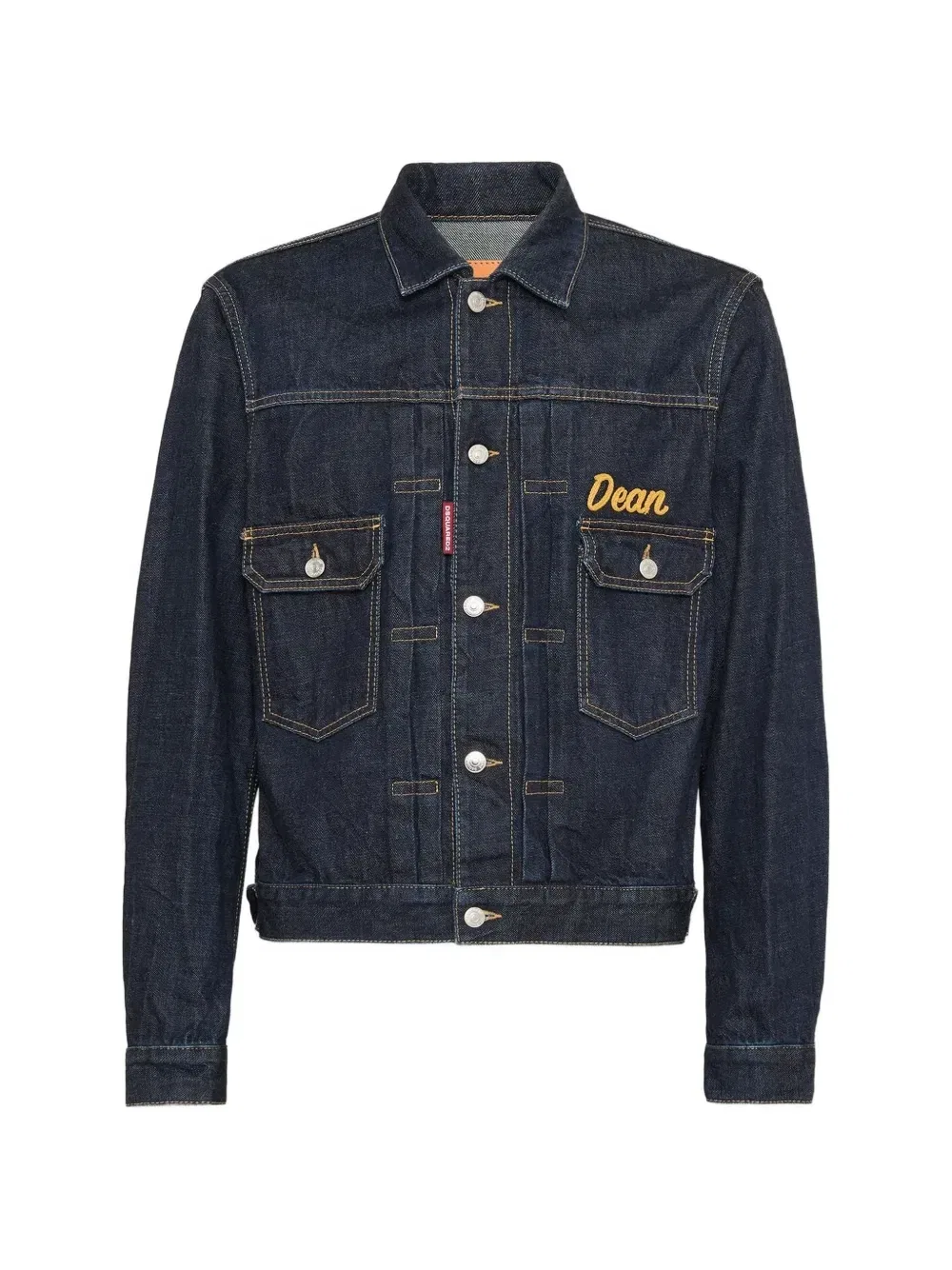 Джинсовая куртка Rebel Dsquared2, синий