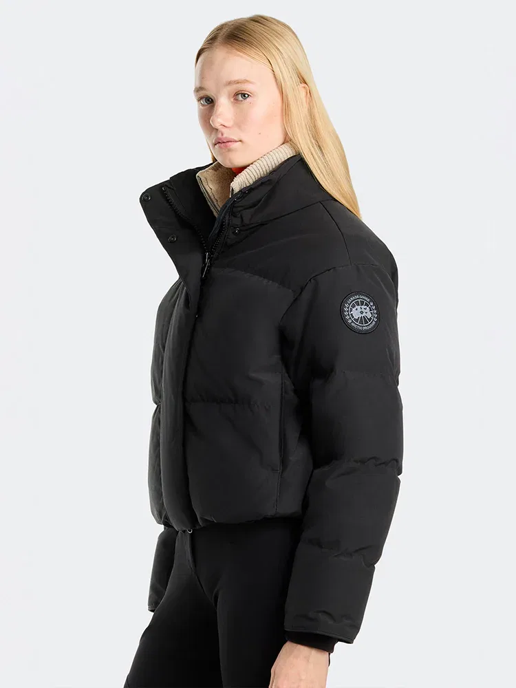 Куртка-пуховик Grandview Cropped CANADA GOOSE, Black — фото 2