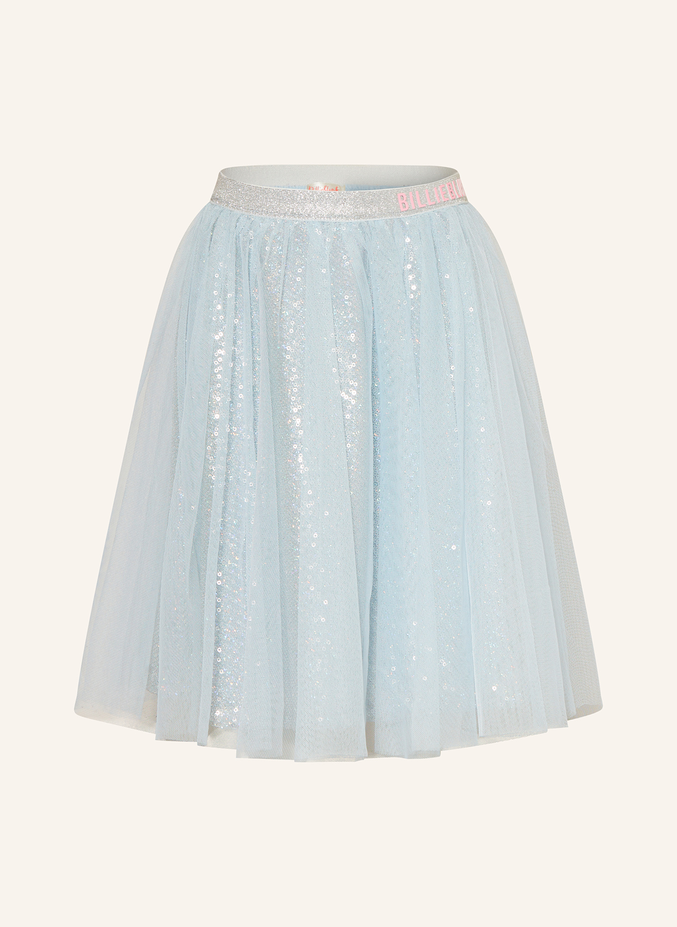 

Юбка из тюля с пайетками Billieblush, голубой