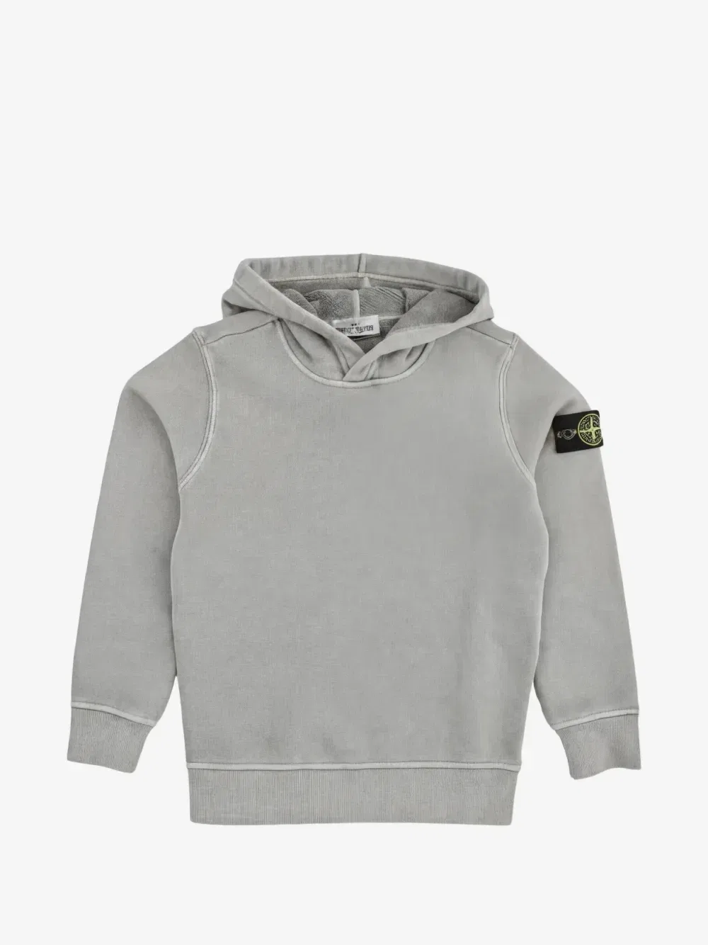 Толстовка с логотипом-нашивкой Stone Island Junior, серый