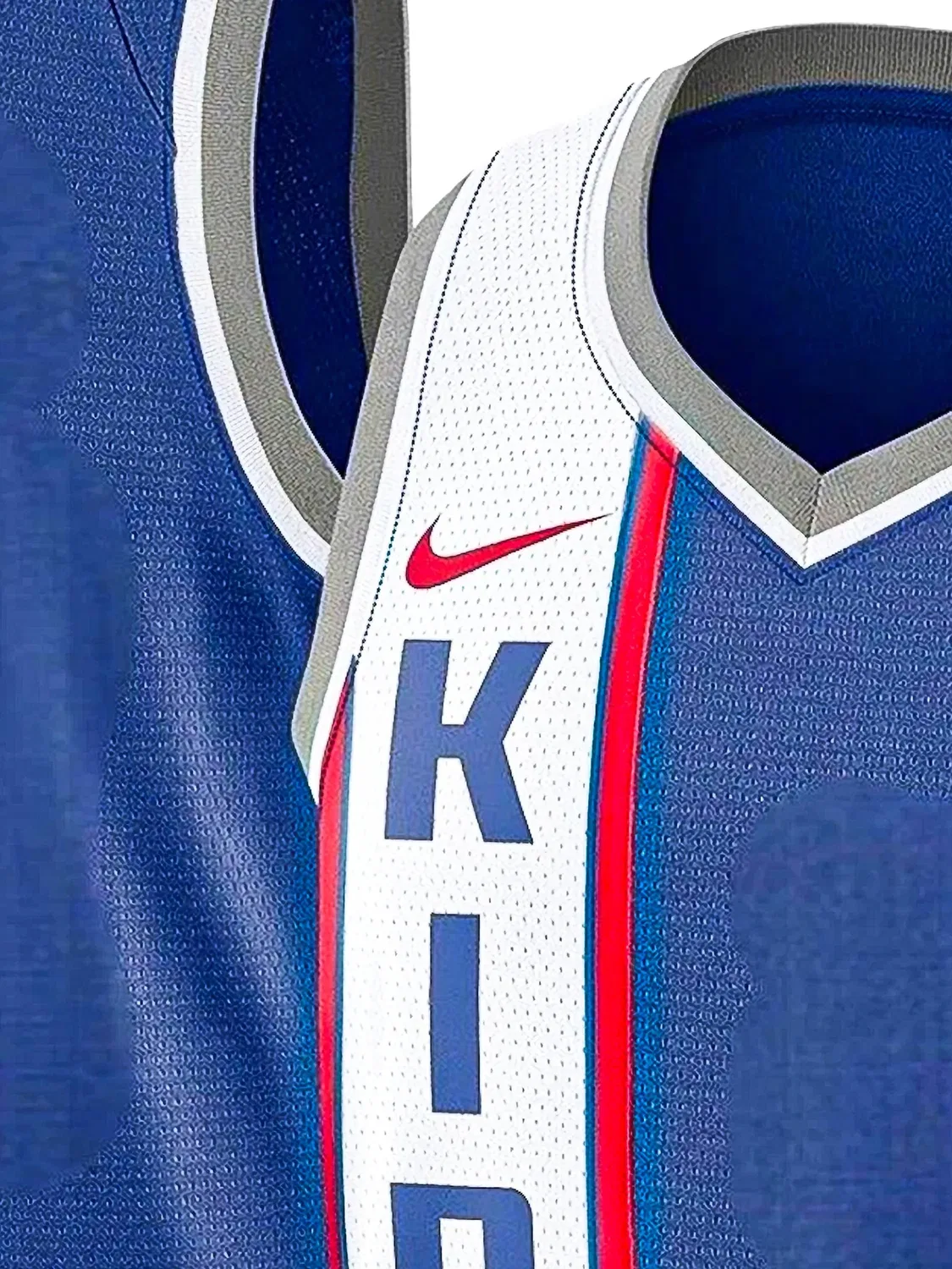 Топ NBA City Sacrament Kings 2023/24 Swingman Nike, синий — фото 2