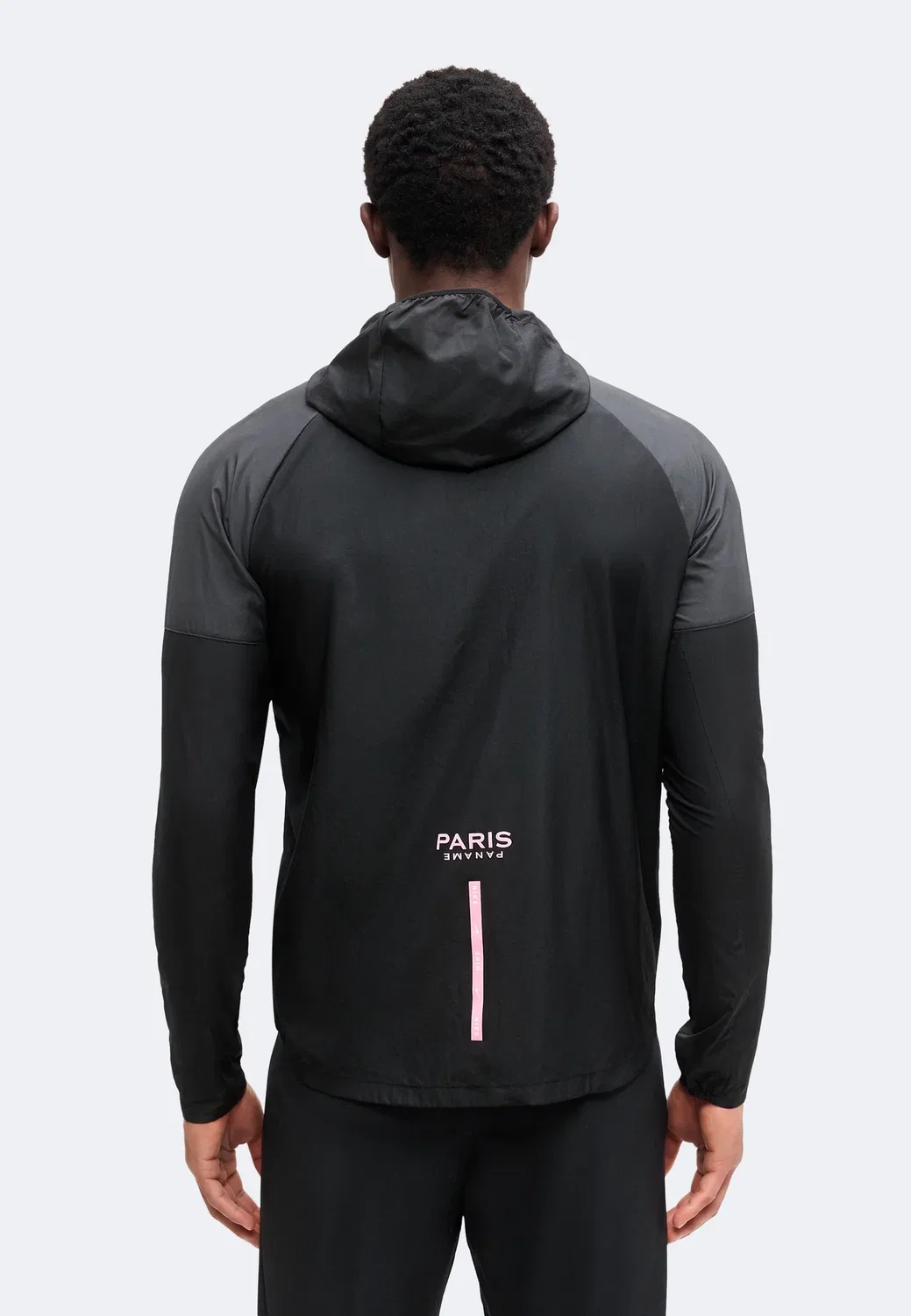 Псж бег - ветровка Nike Performance, Black/Anthracite/Pink Beam — фото 3