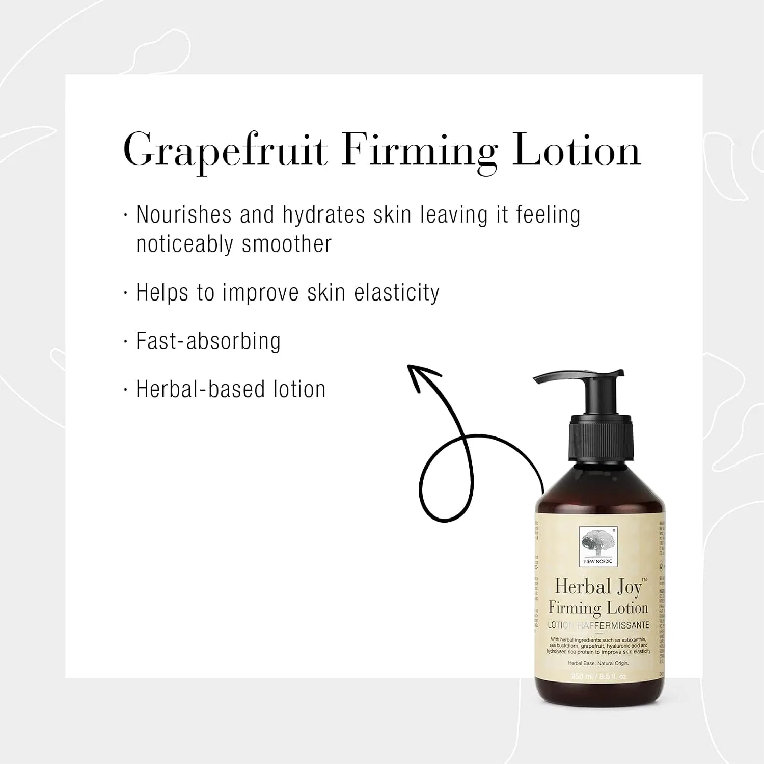 Лосьон для тела Firming Lotion Smoothing, New Nordic Ltd, 250 мл — фото 3