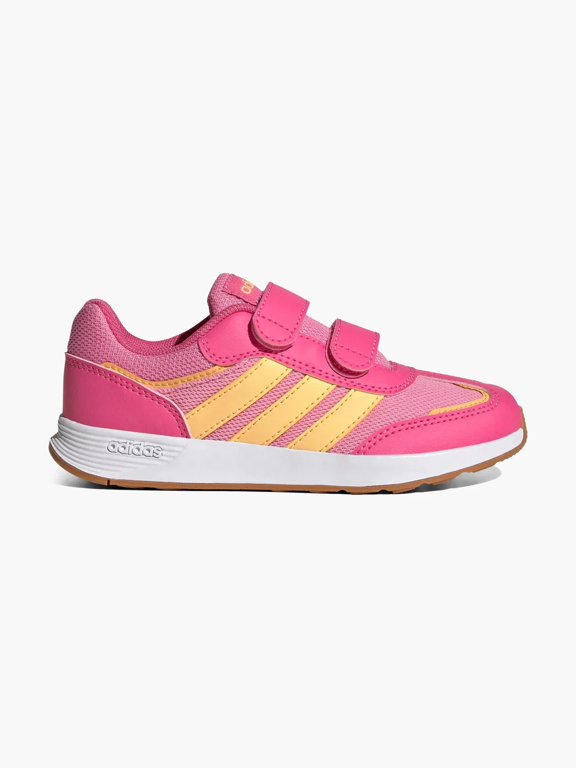 Детские кроссовки на липучке Adidas TENSAUR SWITCH CF C, розовый