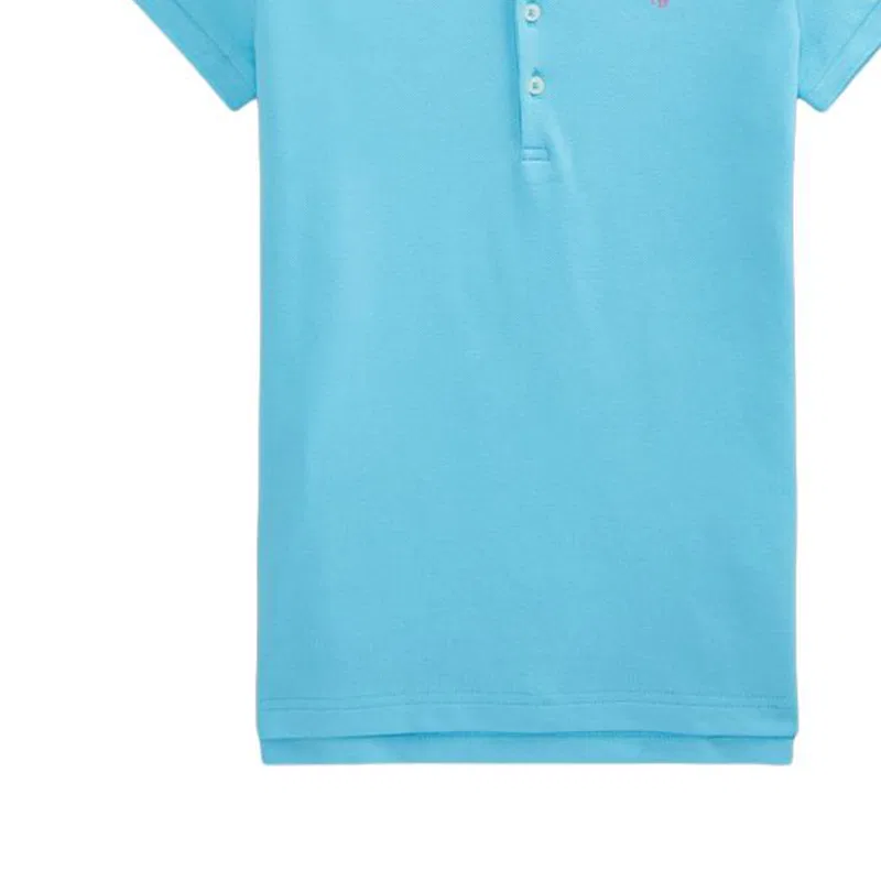 Детская футболка с коротким рукавом Turquoise Polo Ralph Lauren — фото 4