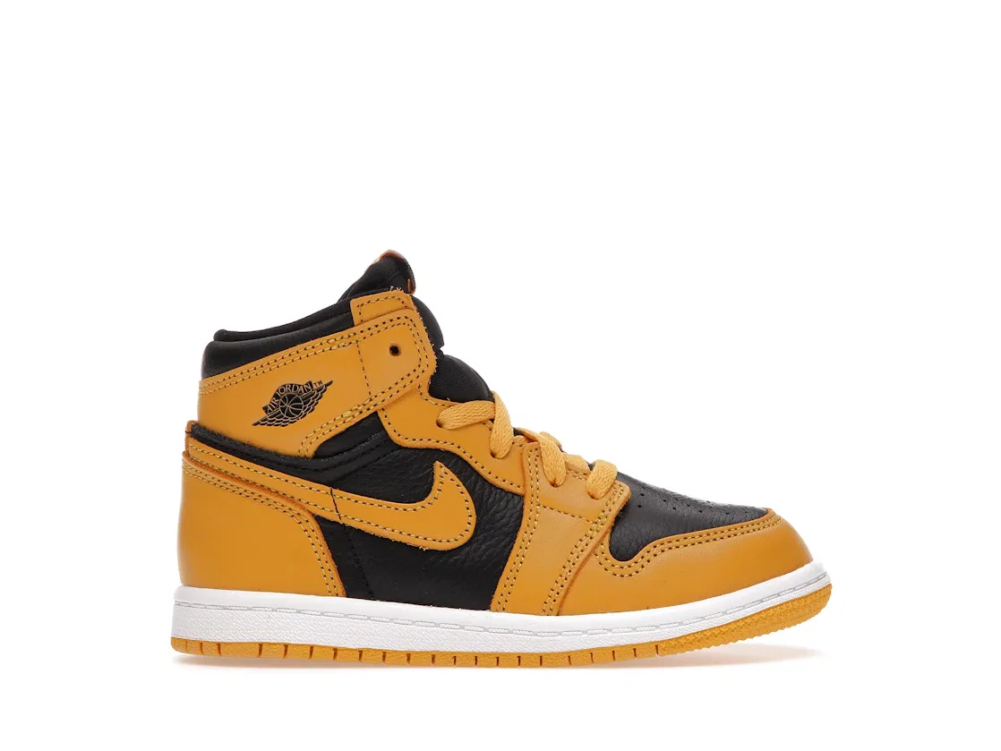 Детские кроссовки с высоким верхом Jordan 1 Retro High OG Pollen, Pollen/Black-White