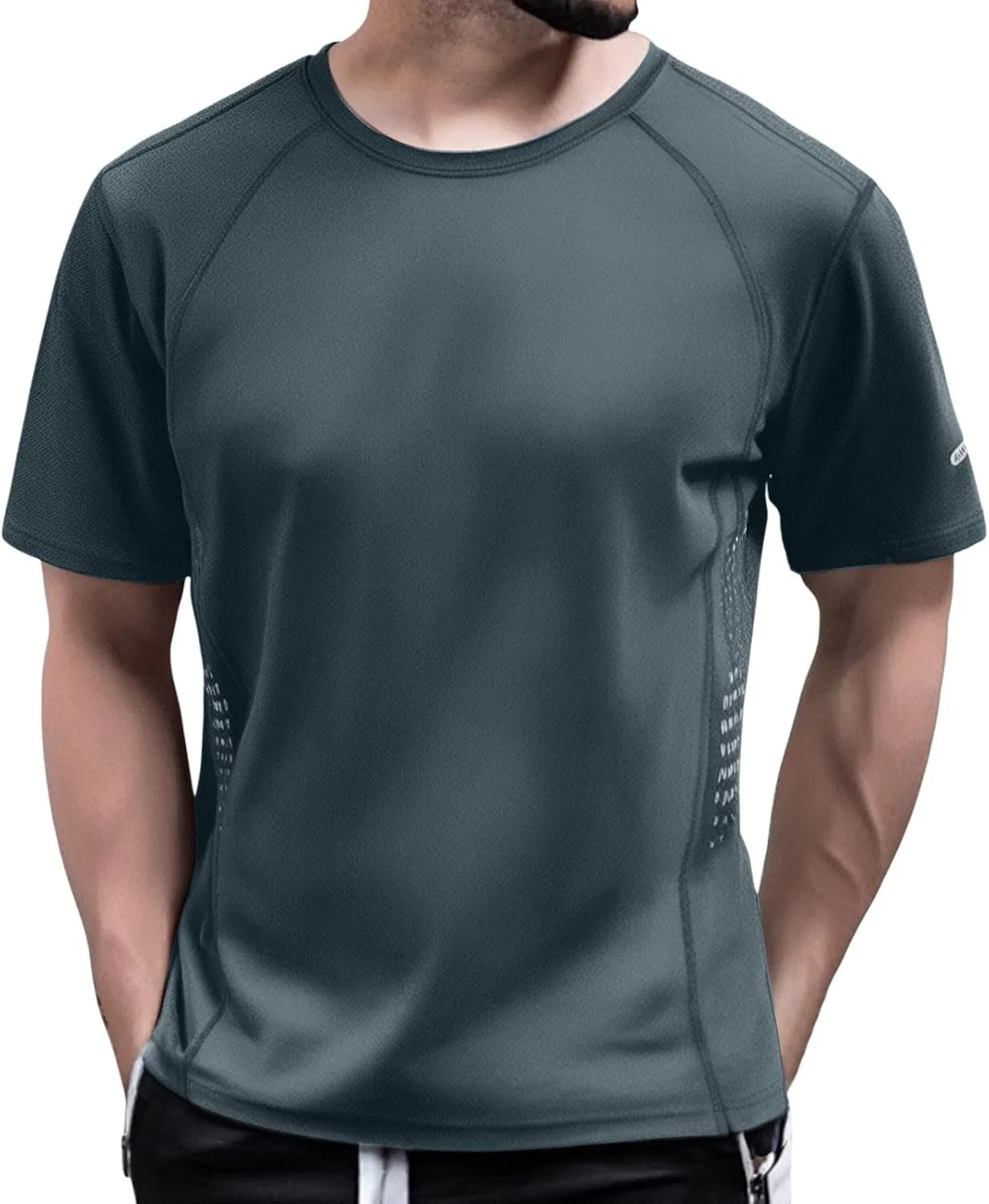 Мужская футболка с круглым вырезом Regular Fit, Grey