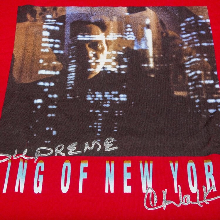 Футболка Supreme King Of New York T-Shirt 'Red', красный — фото 3