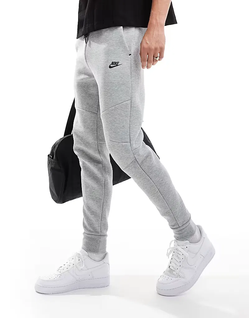 Спортивные брюки Nike Tech Fleece с манжетами, серые