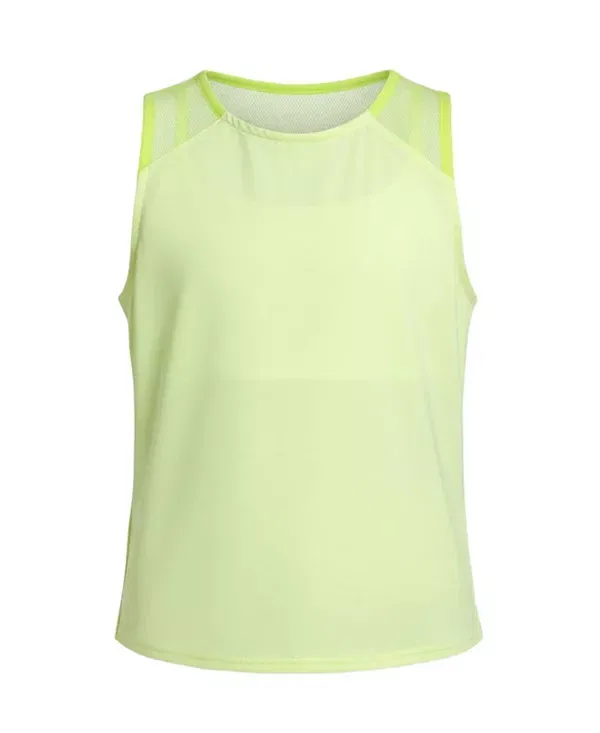 Детский топ для девочек без рукавов Tie Break Tank Lucky In Love, Lemon Frost