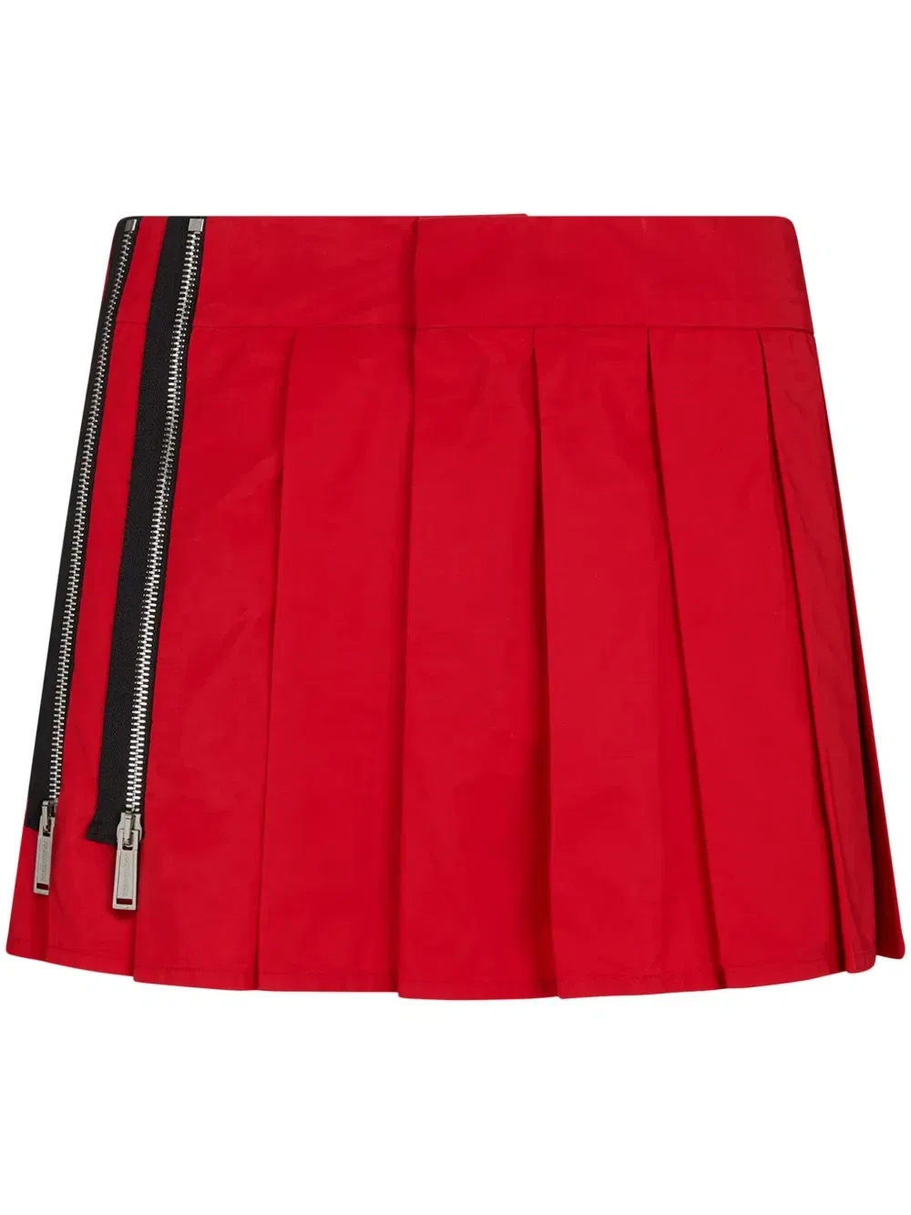 Юбка со складками Dsquared2, красный