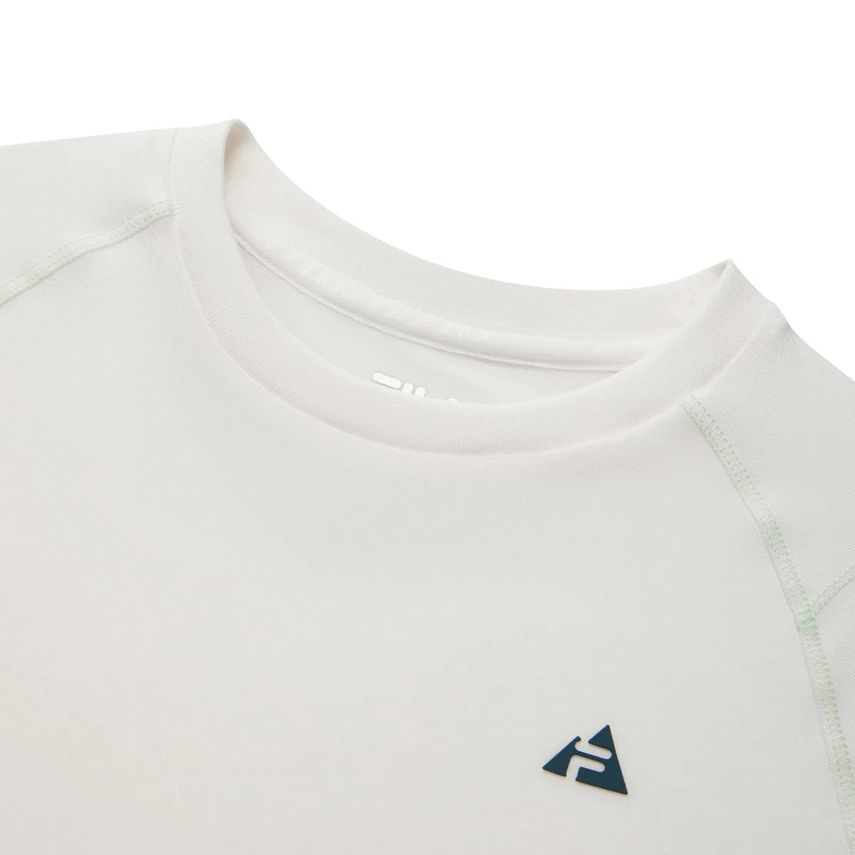 Детская футболка с круглым вырезом из тонкого хлопка T Shirts Crew Neck Thin, FILA KIDS, Белый — фото 4