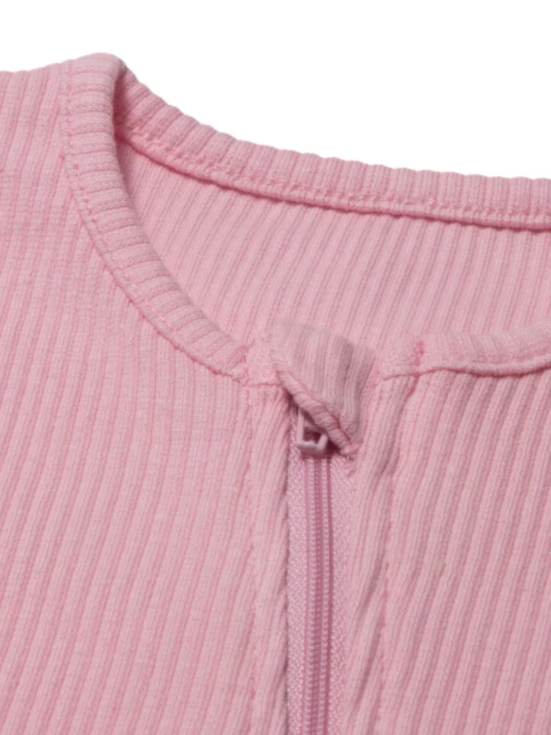 Слип сорочка, рифленая, Personalised Ribbed Ruff Cubs Kidswear, розовый — фото 3