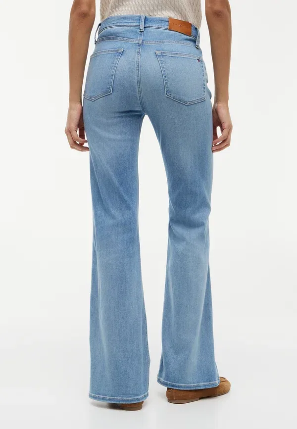 Джинсы клеш из денима Flare katy flex forward Tommy Hilfiger, light blue denim, светло-голубой — фото 3