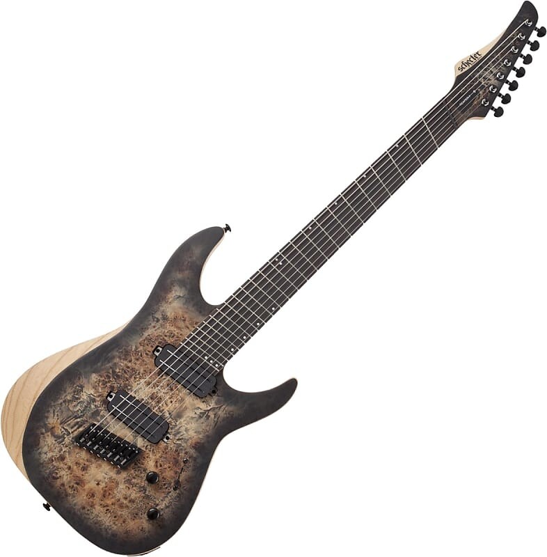 

Электрогитара Schecter Reaper-7 Multiscale Electric Guitar in Satin Charcoal Burst