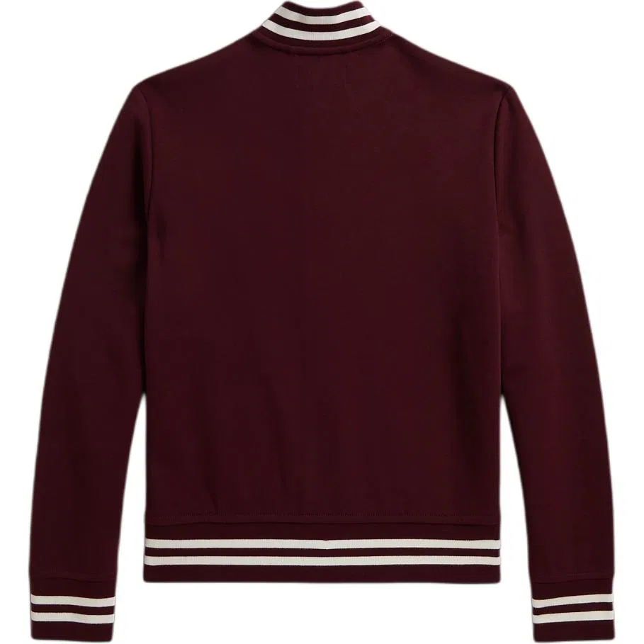 Детская бейсбольная куртка с воротником Модель Moderate Polo Ralph Lauren, Dark Red Gemstone — фото 3