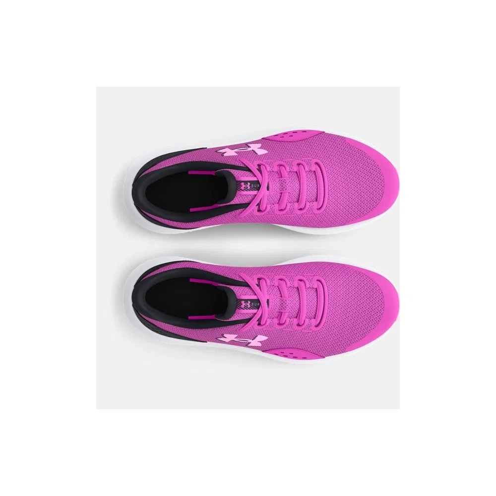 Детские кроссовки для бега с сетчатым верхом UA GGS Surge 4 Under Armour — фото 3