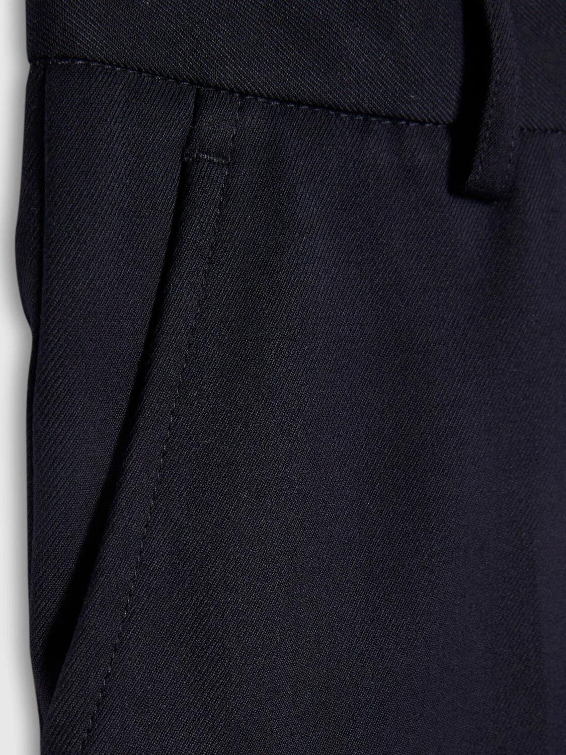 Брюки классические Tailored Suit Trousers River Island, синие — фото 3