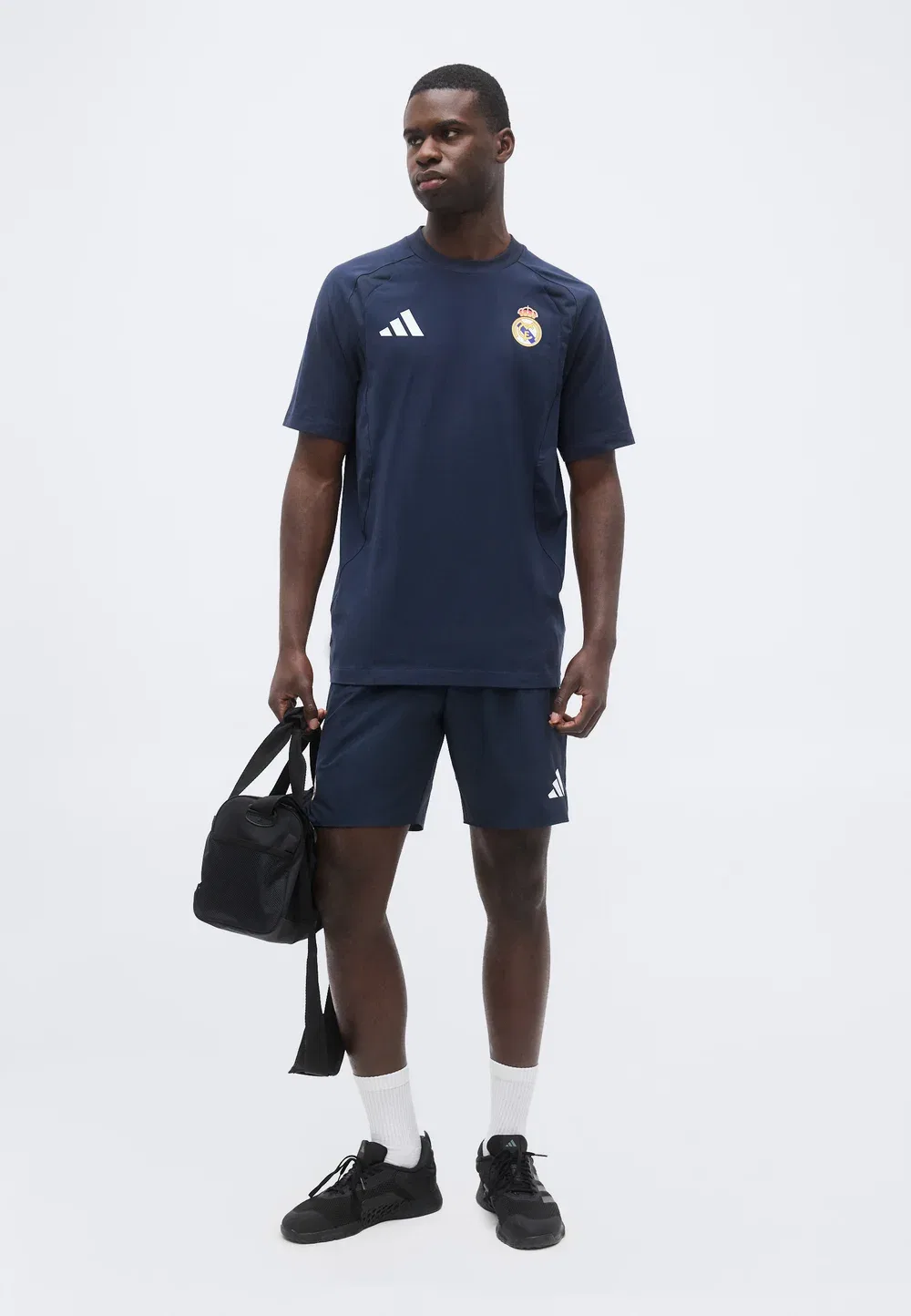 Шорты для путешествий Real Madrid Tiro - клубная одежда Adidas Performance, Night Navy — фото 2