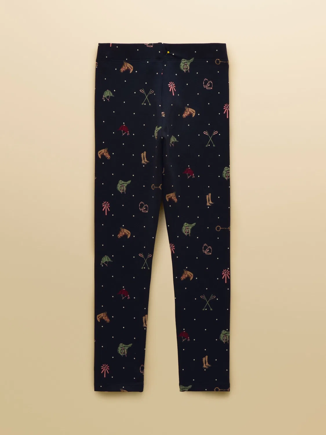 Леггинсы, джерси, Deedee Joules, Navy Tictac Horse — фото 2