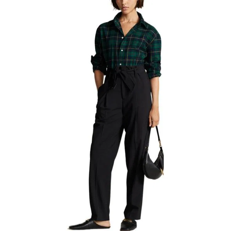 Женская рубашка свободного кроя с принтом FW22 Polo Ralph Lauren, Multicolor — фото 3