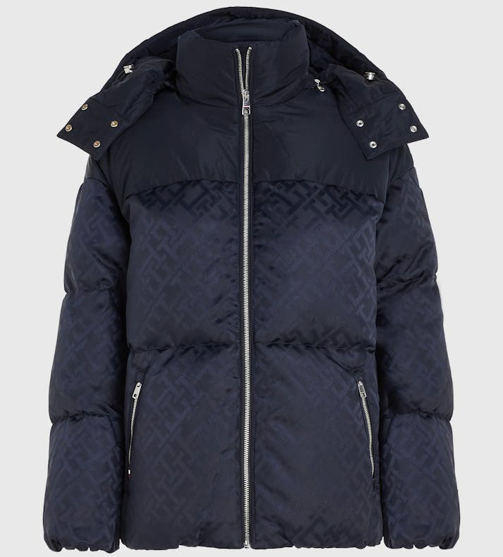 

Куртка Tommy Hilfiger New York TH Monogram Nylon Puffer, синий