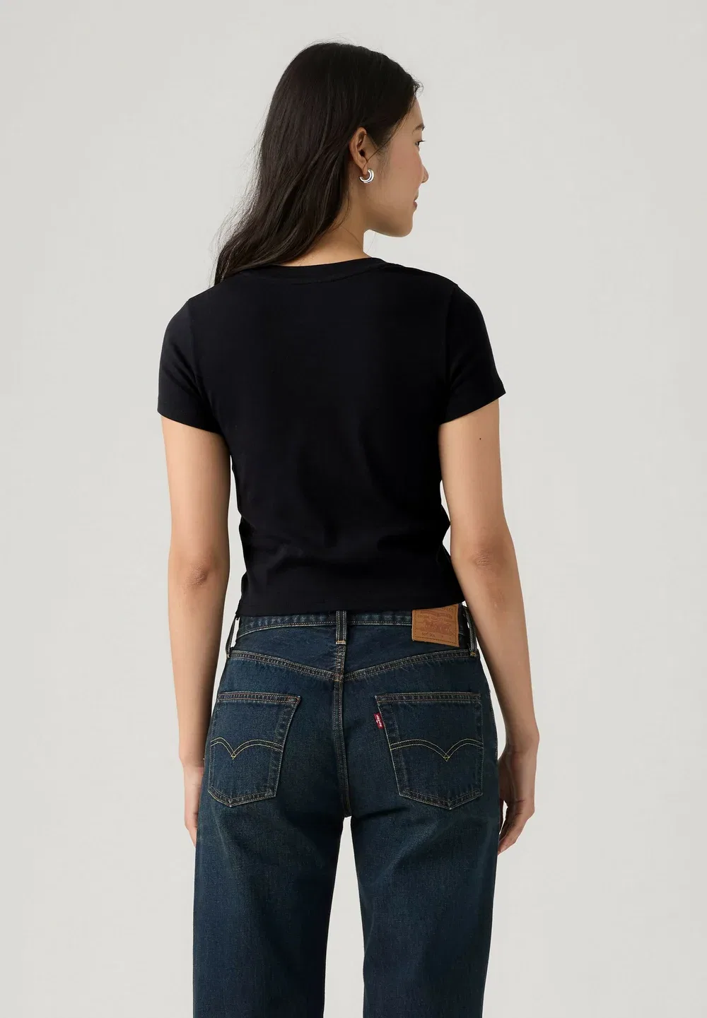 Детская футболка Essential, антрацитовый цвет, ночной принт Levi'S, Anthracite Night Blacks — фото 2