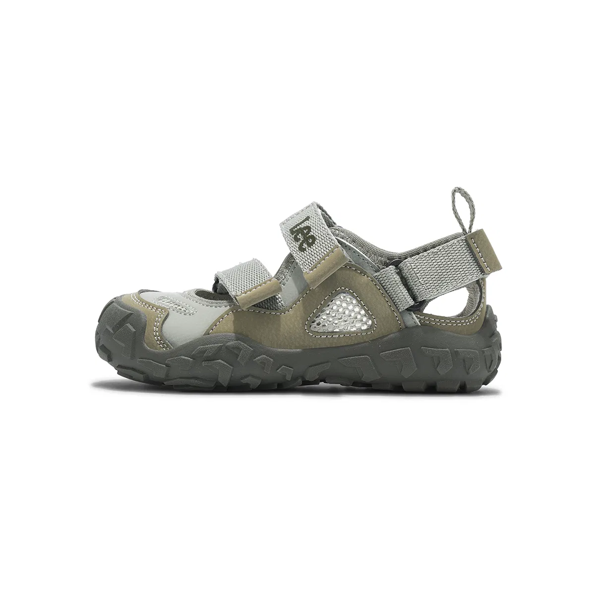 Детские сандалии с низким верхом из сетки и синтетической кожи Lee, Army Green