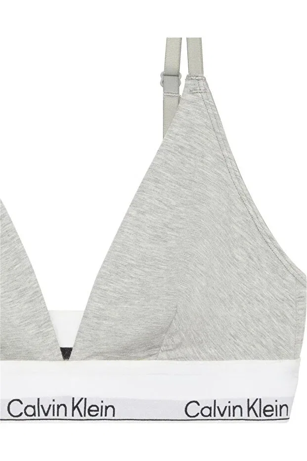 Женский бюстгальтер с бретельками-спагетти Calvin Klein, Grey Heather — фото 3