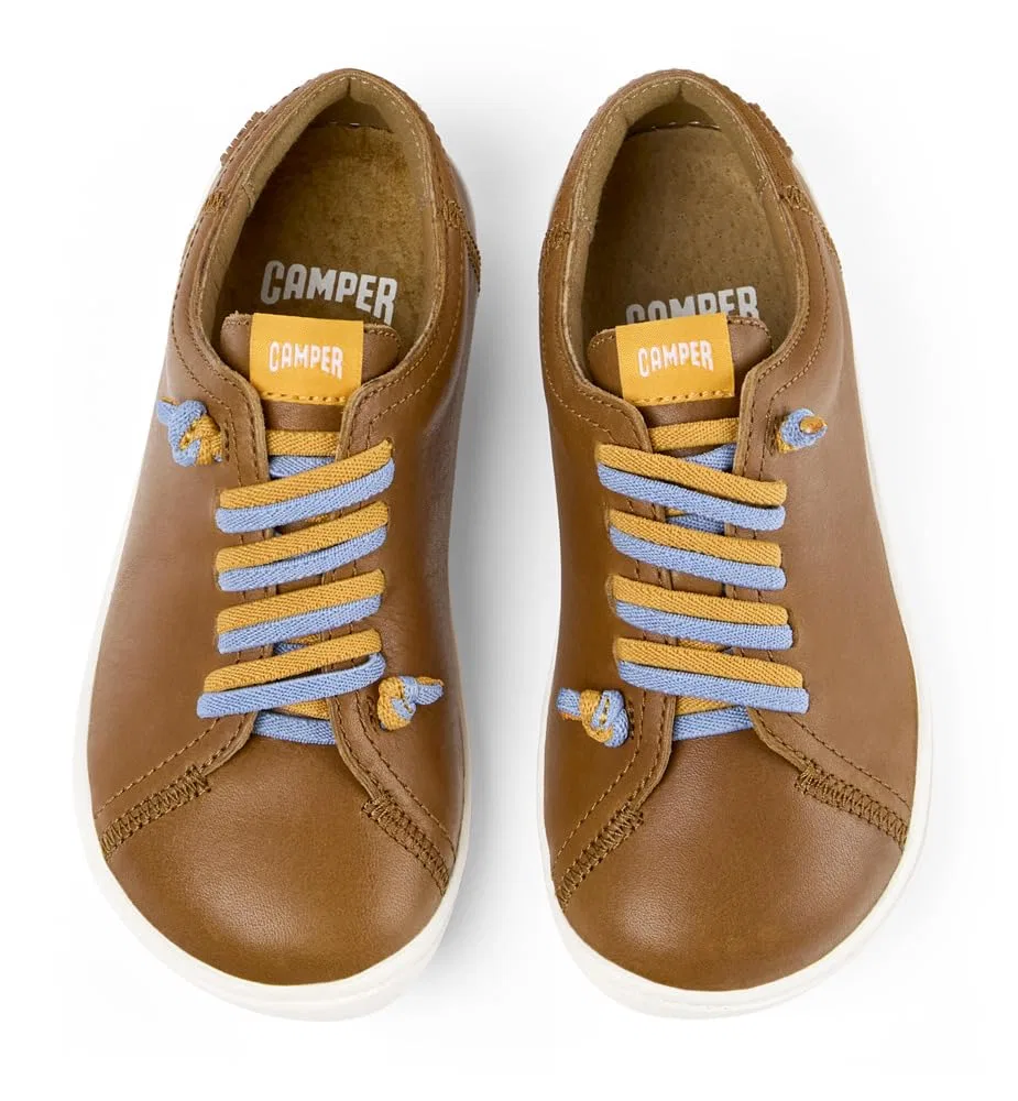 Кеды детские-слипоны Camper Peu Cami 80003, удобные и стильные, Medium Brown — фото 4