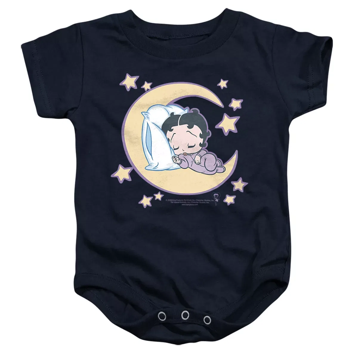 Детское боди с коротким рукавом Betty Boop Sleepy Time, Navy