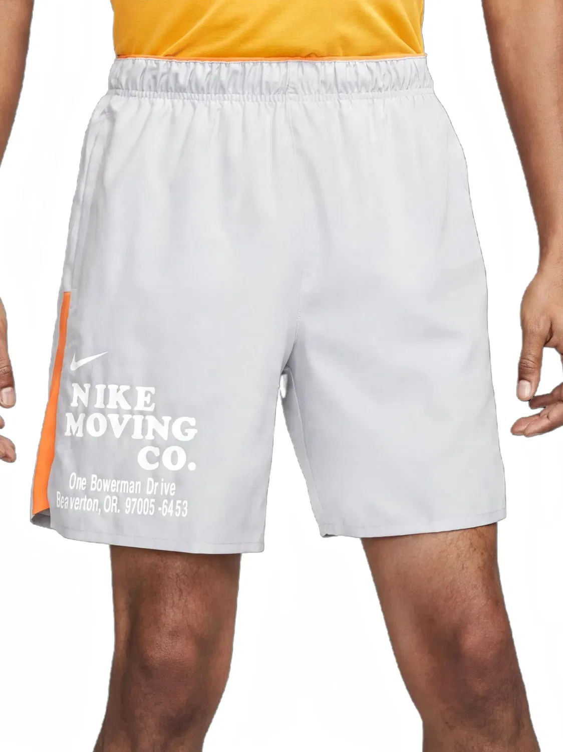 Шорты Dri-Fit Challenger с эластичным поясом Nike, серый