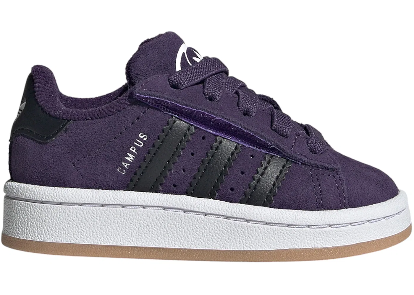 Детские кроссовки Lifestyle с удобной застежкой Adidas Campus 00s Comfort Closure, Aurora Plum Core Black Cloud White