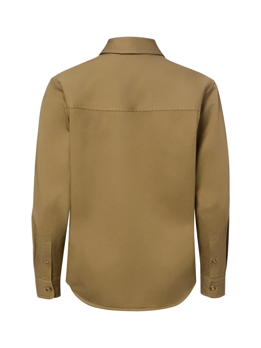 Рубашка на пуговицах BOSS Comfort fit Button Up Shirt 'Owen' оливкового цвета — фото 2