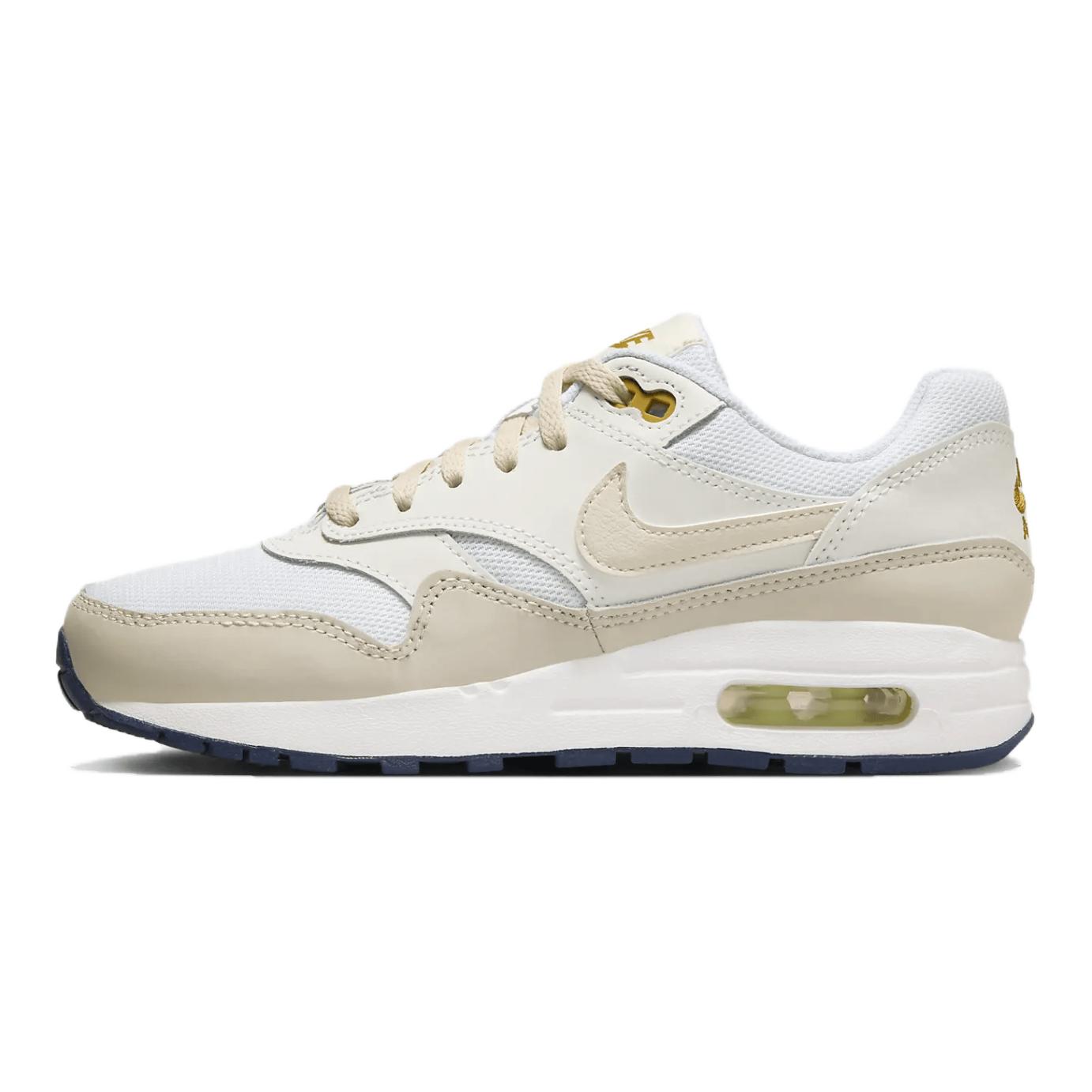 

Nike Air Max 1 GS 'White Bronzine'