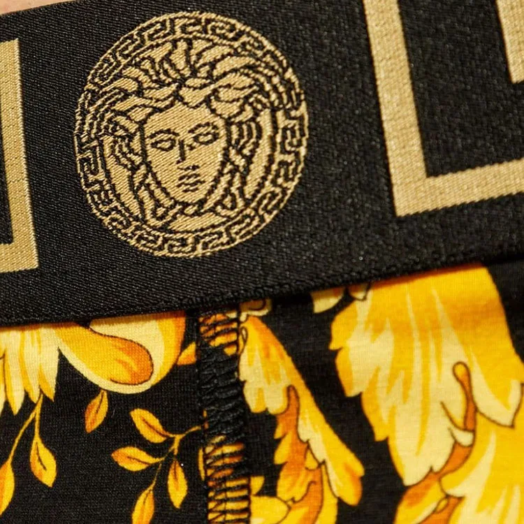 Мужские боксеры с принтом Versace, Yellow — фото 3