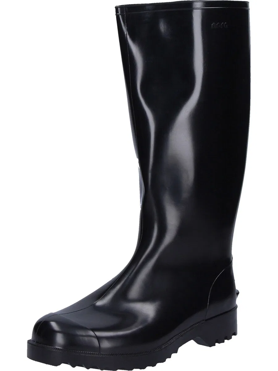 Резиновые сапоги nora 'Gummistiefel Anton in schwarz' черного цвета