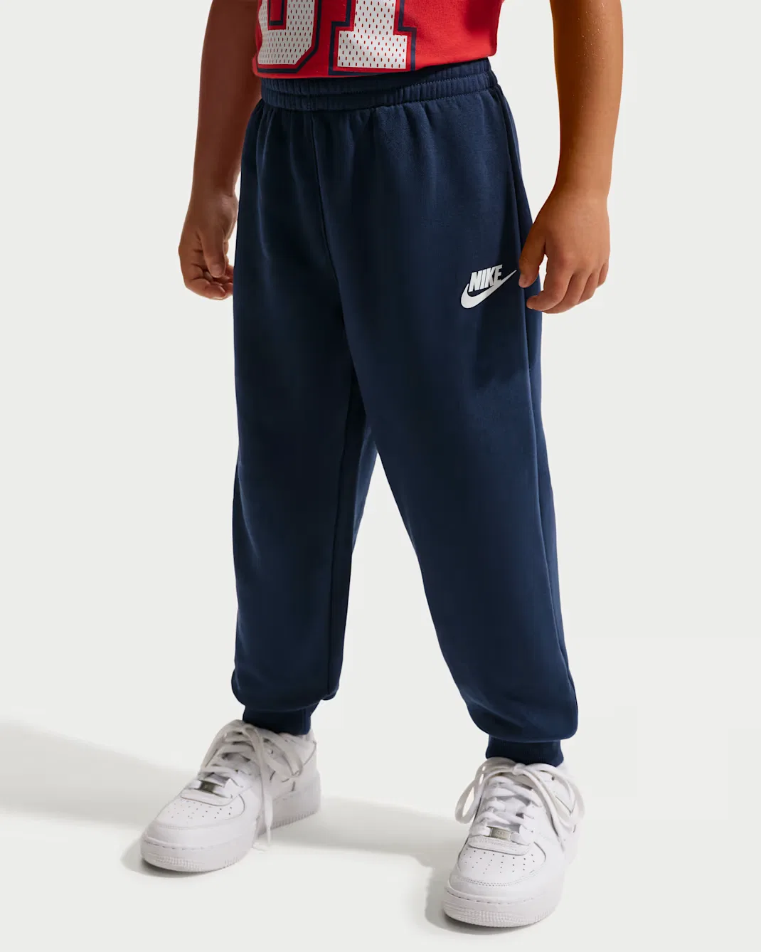 Комплект Nike Sportswear из двух предметов (худи и брюки) для детей дошкольного возраста, Midnight Navy — фото 4