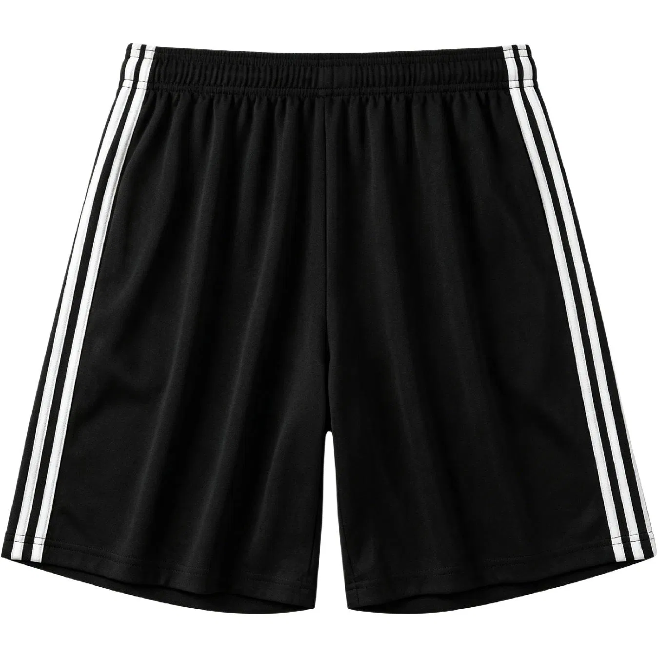 Детские шорты с тремя полосками Adidas ESSENTIALS 3 Stripes Casual Shorts, Black — фото 3