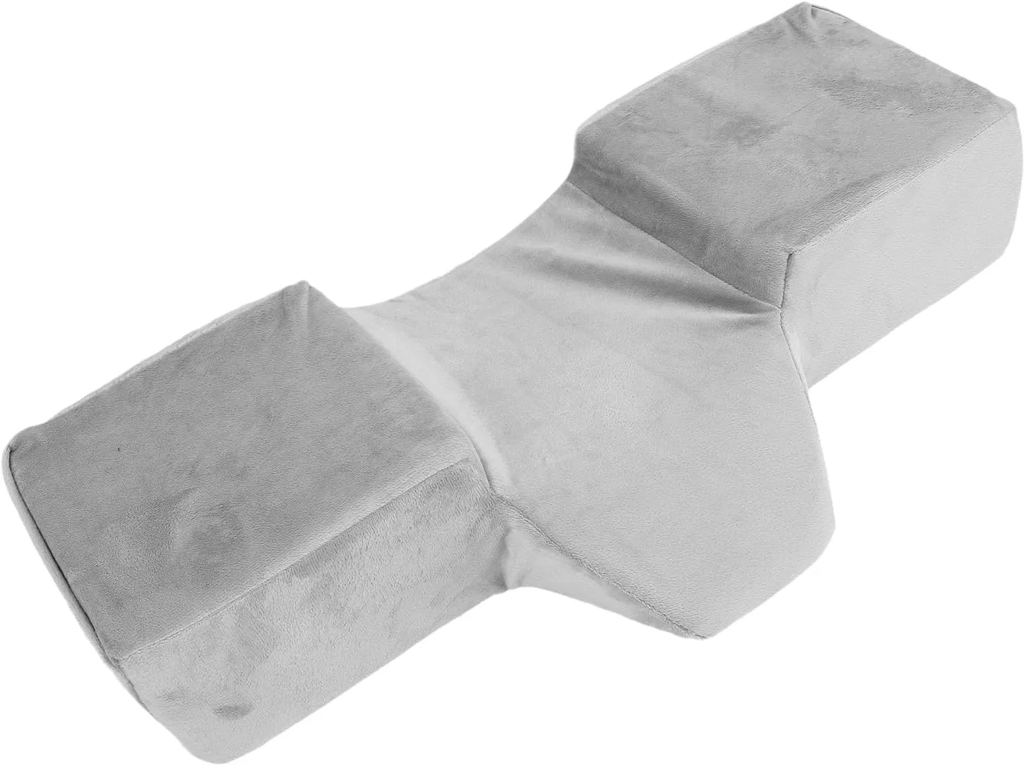 Подушка для ресниц, U-образная, Memory Foam, AUNMAS, 61.5x31x11.5 см, Серый