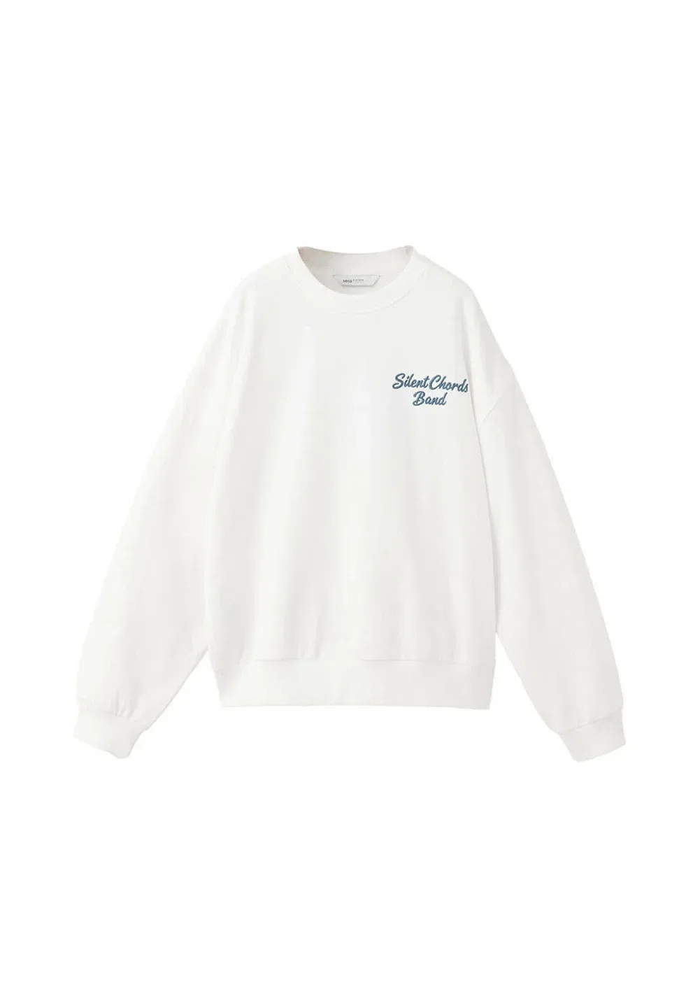 Ребенок - толстовка Mango Kids, White — фото 3