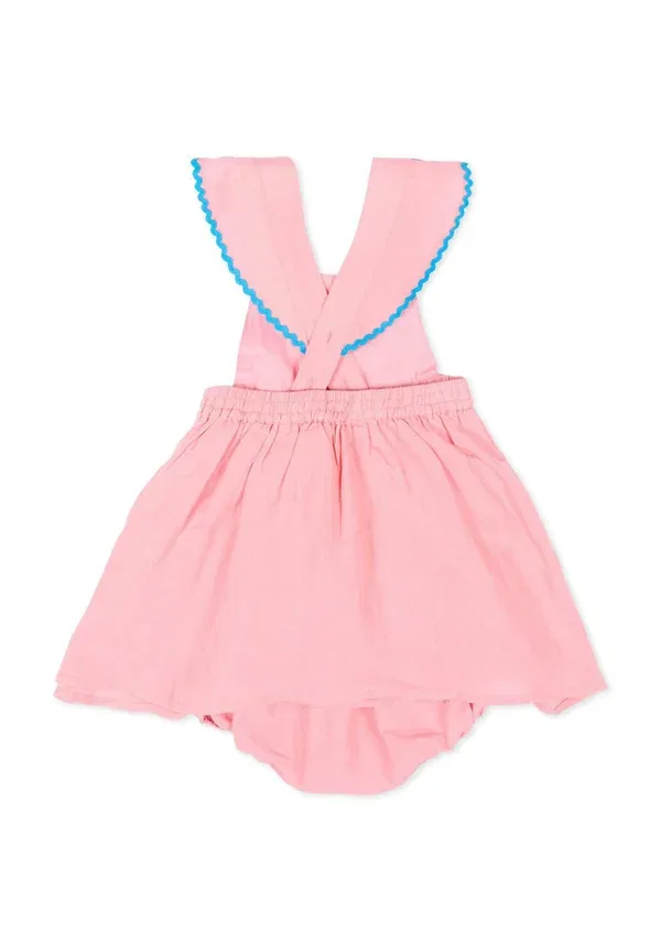 Платье с вышивкой Set day dress Stella Mccartney Kids, розовый — фото 2